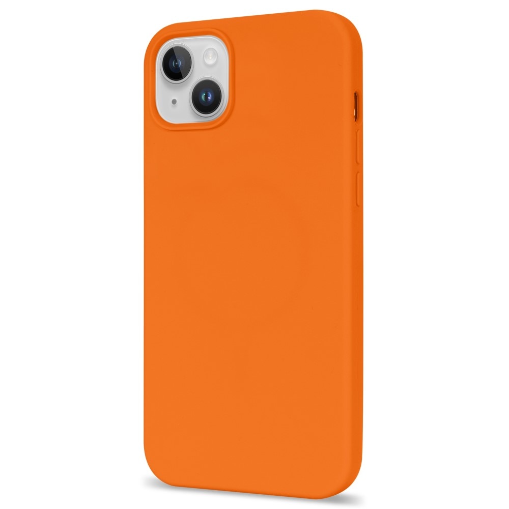 Cover in silicone iPhone 14 arancia