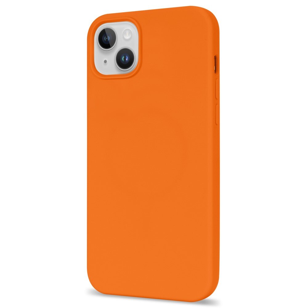 Cover in silicone iPhone 14 Plus arancia
