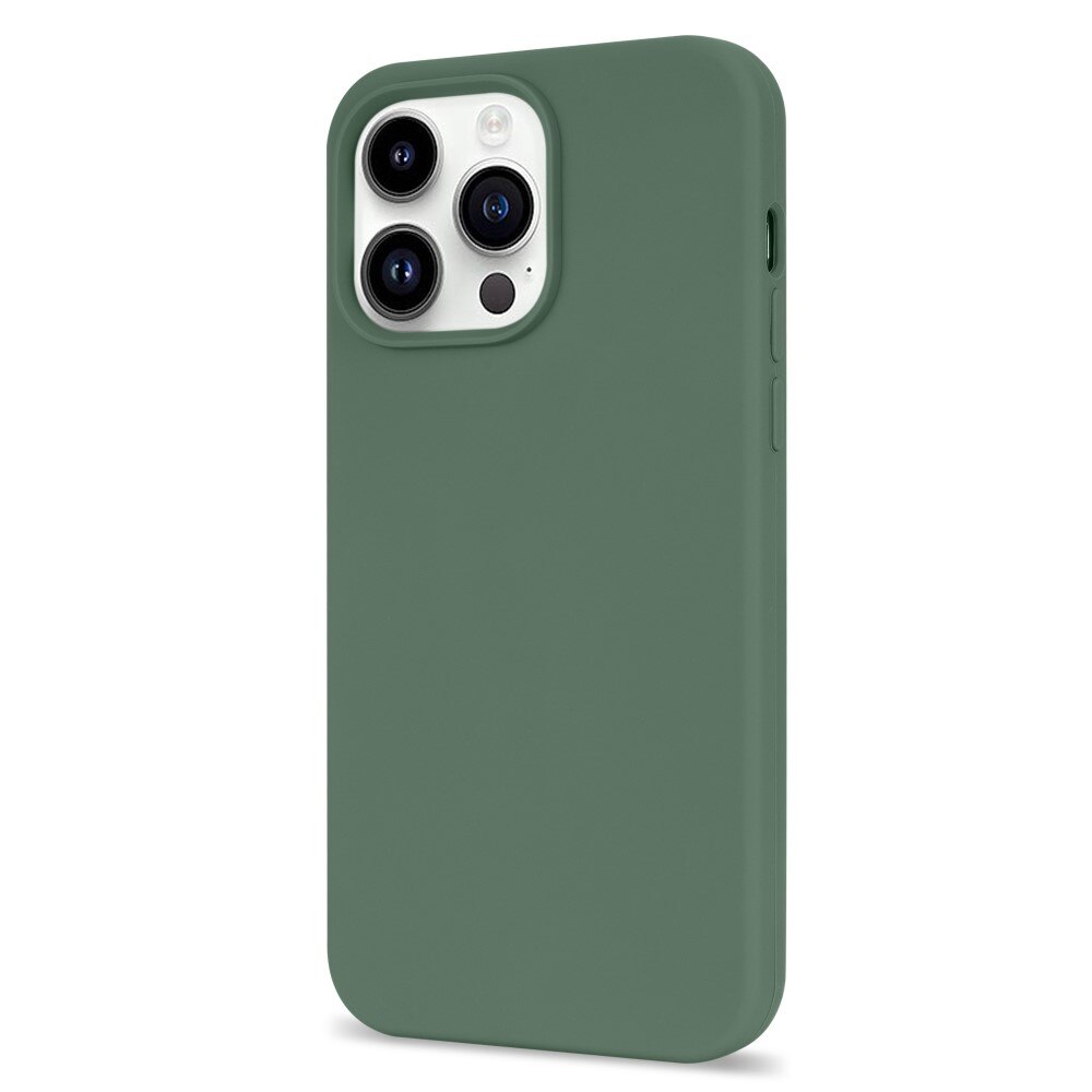 Cover in silicone iPhone 14 Pro verde