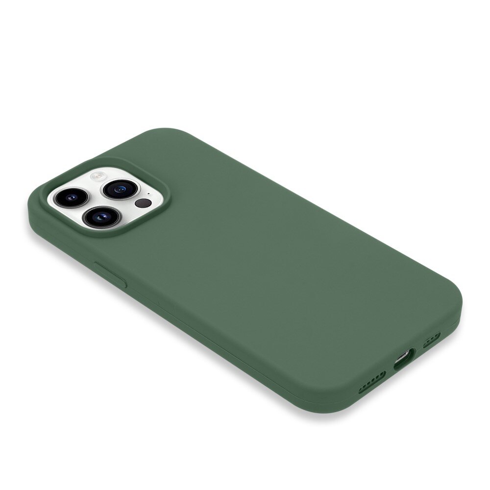 Cover in silicone iPhone 14 Pro verde