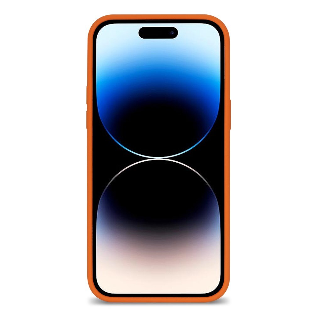 Cover in silicone iPhone 14 Pro arancia