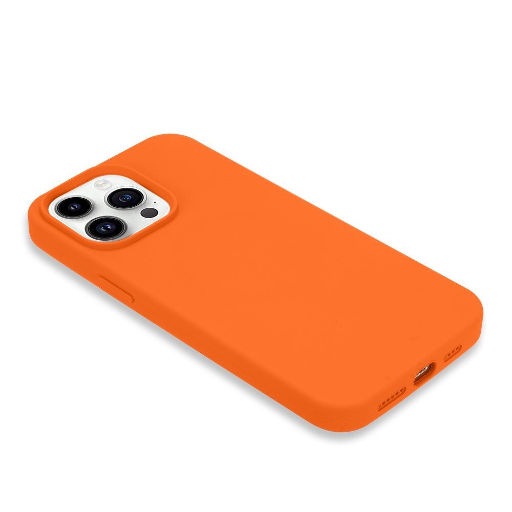 Cover in silicone iPhone 14 Pro arancia