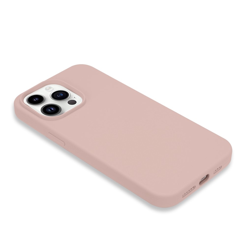 Cover in silicone iPhone 14 Pro Max rosa