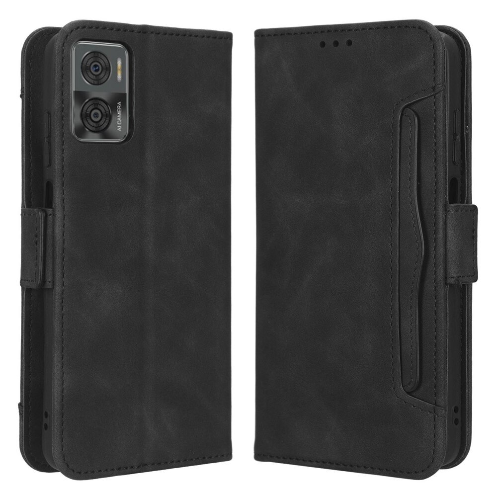 Cover portafoglio Multi Motorola Moto E22i Nero