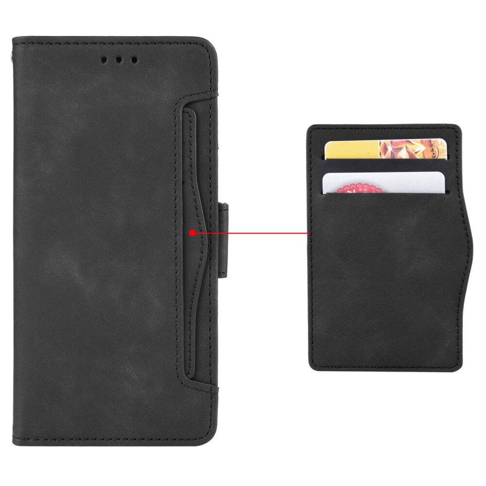 Cover portafoglio Multi Motorola Moto E22i Nero