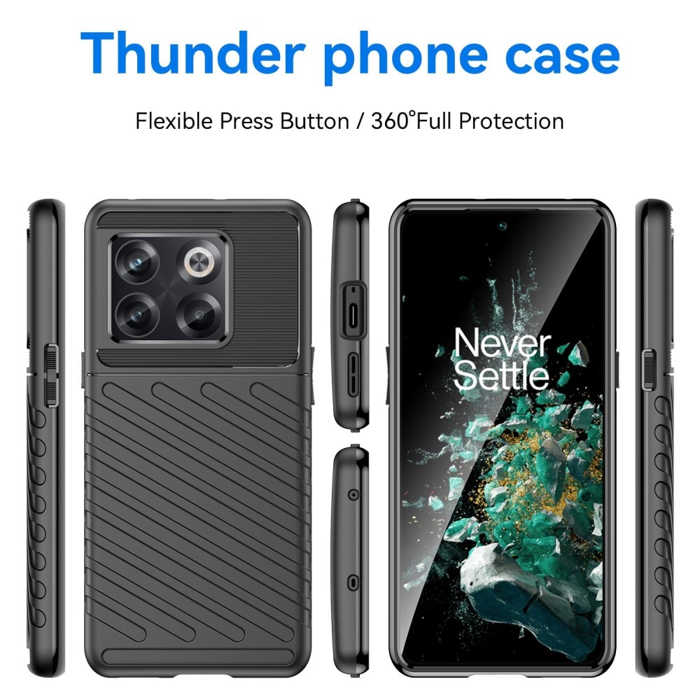 Cover Thunder TPU OnePlus 10T Nero