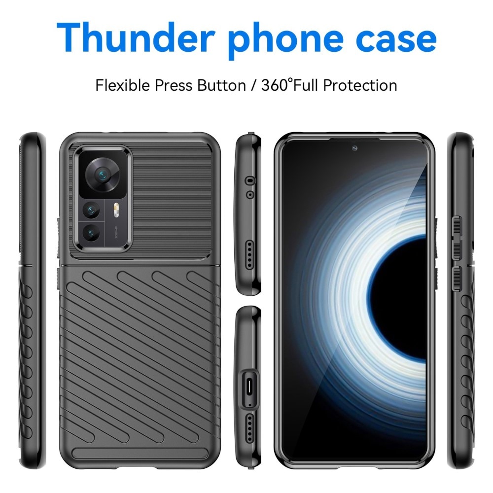 Cover Thunder TPU Xiaomi 12T/12T Pro Nero