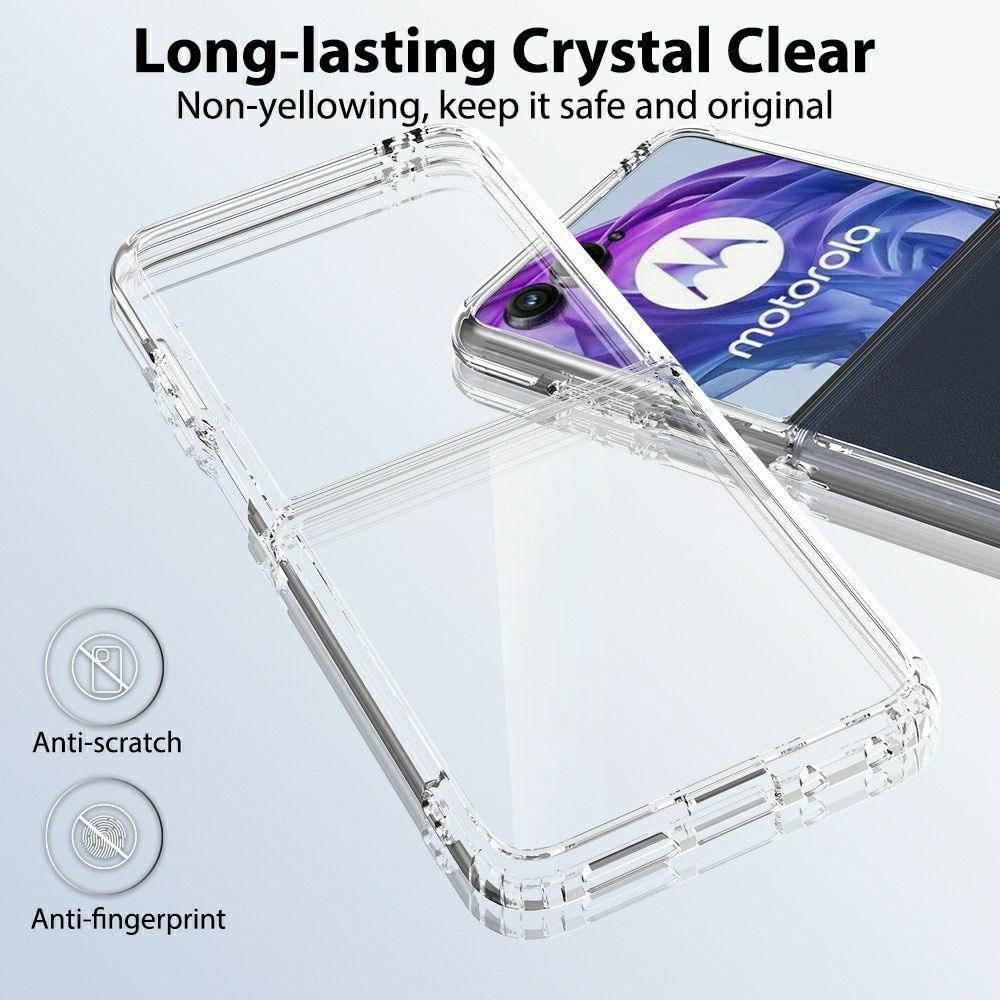 Cover ibride per Motorola Razr 60 Ultra Trasparente