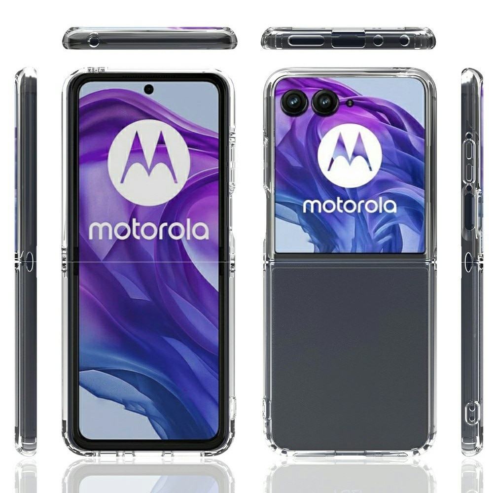 Cover ibride per Motorola Razr 60 Ultra Trasparente