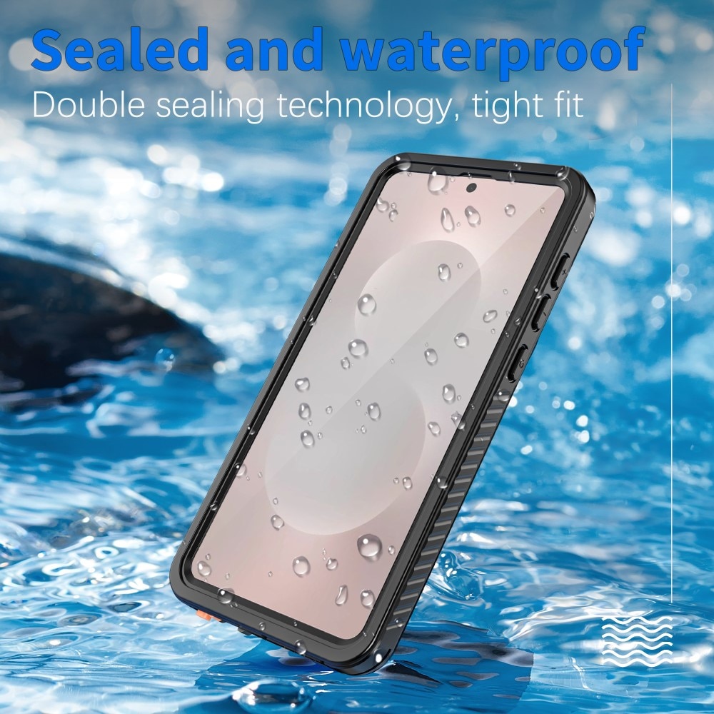 Cover ibrida impermeabile Samsung Galaxy S25 Edge trasparente