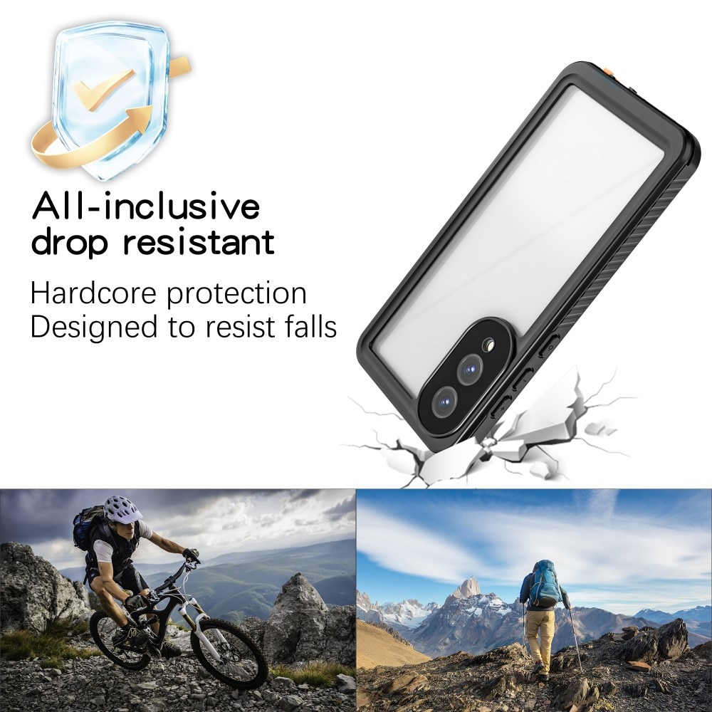 Cover ibrida impermeabile Samsung Galaxy S25 Edge trasparente