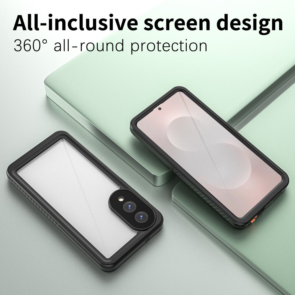 Cover ibrida impermeabile Samsung Galaxy S25 Edge trasparente