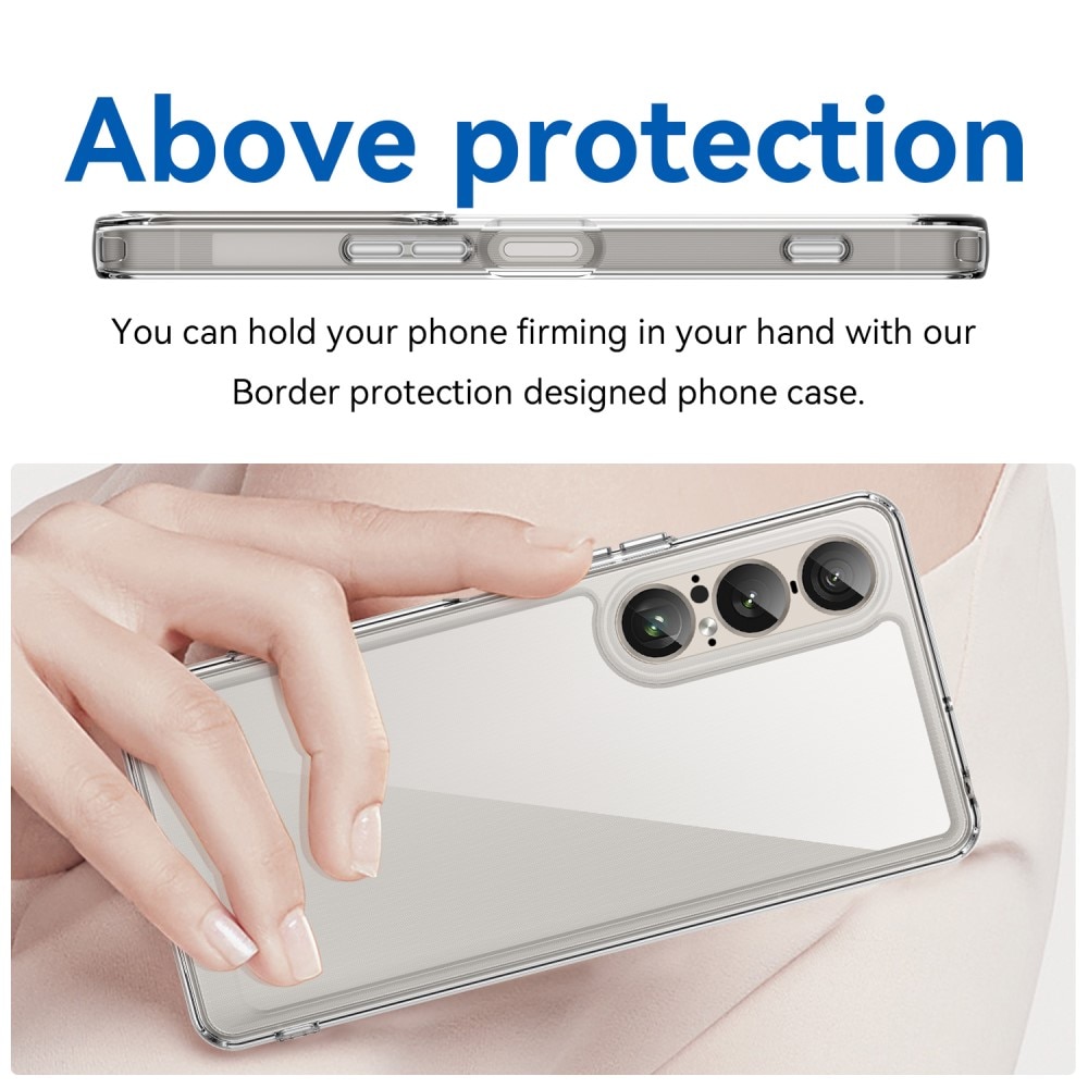 Cover ibride per Sony Xperia 1 VII Trasparente
