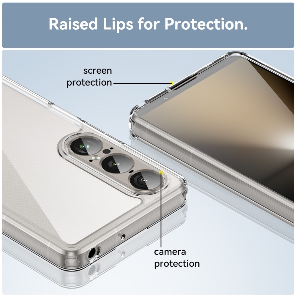 Cover ibride per Sony Xperia 1 VII Trasparente
