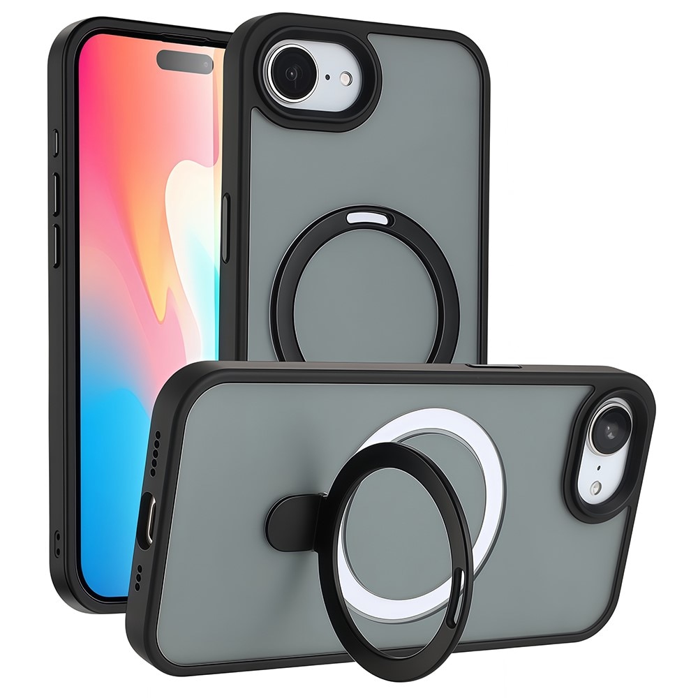 Cover ibride con MagSafe Ring iPhone 16e Nero