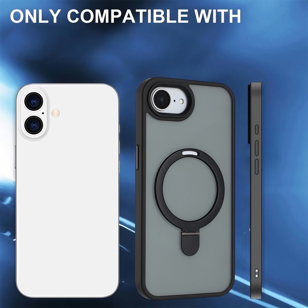 Cover ibride con MagSafe Ring iPhone 16e Nero