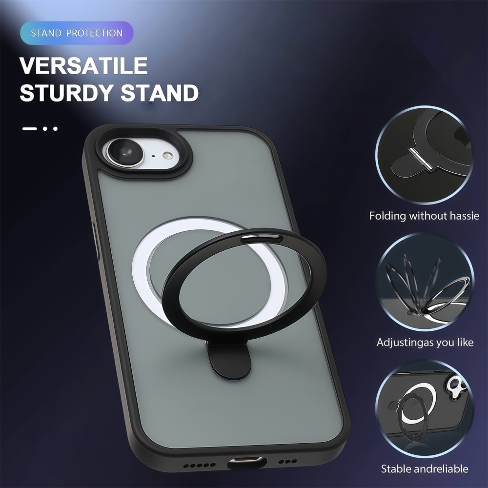 Cover ibride con MagSafe Ring iPhone 16e Nero