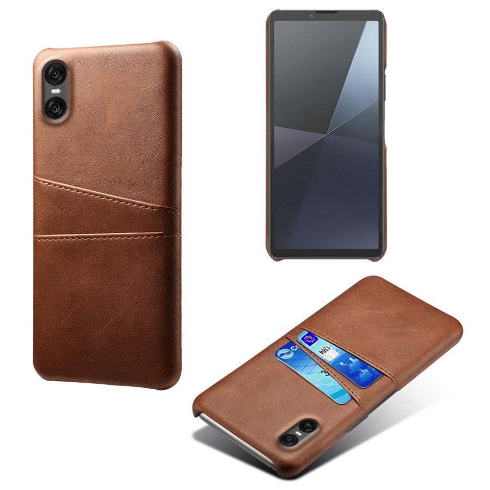 Cover Card Slots Sony Xperia 10 VII Marrone