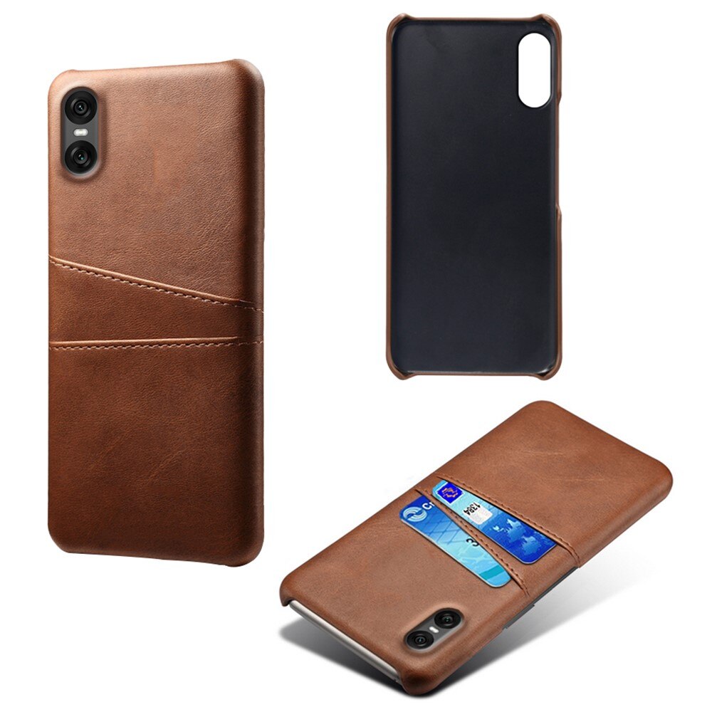 Cover Card Slots Sony Xperia 10 VII Marrone