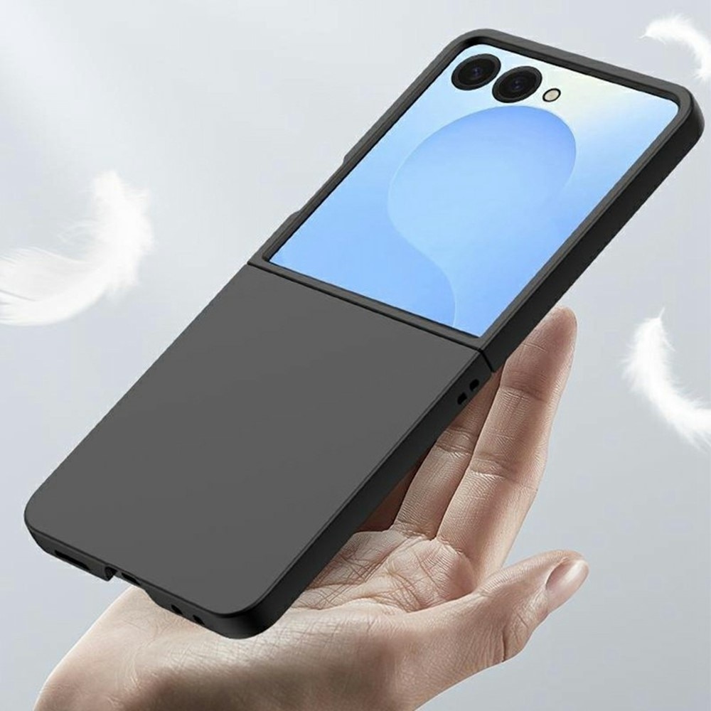 Cover dura gommata Samsung Galaxy Z Flip 7 nero