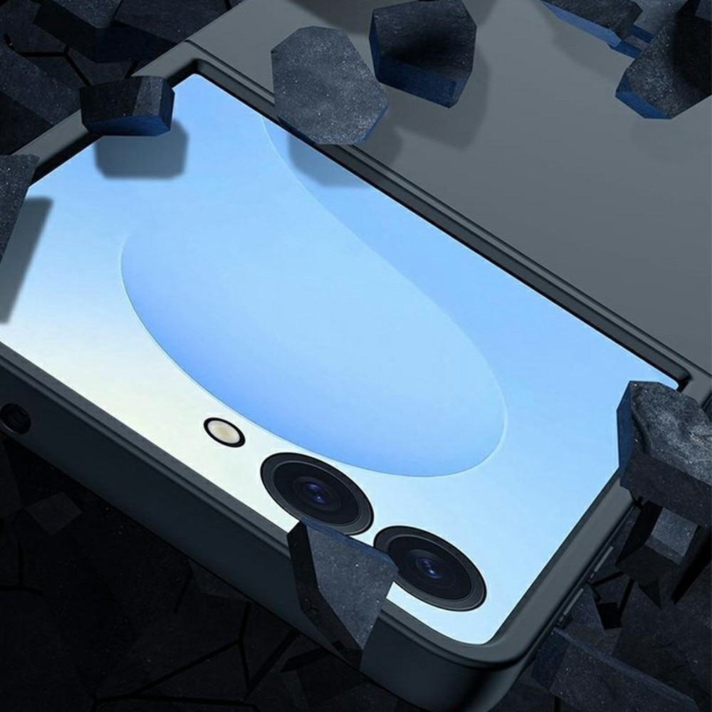 Cover dura gommata Samsung Galaxy Z Flip 7 nero