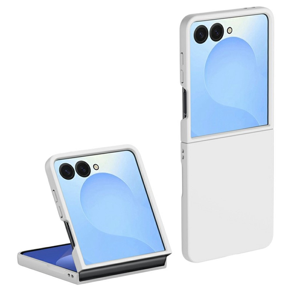 Cover dura gommata Samsung Galaxy Z Flip 7 Bianco