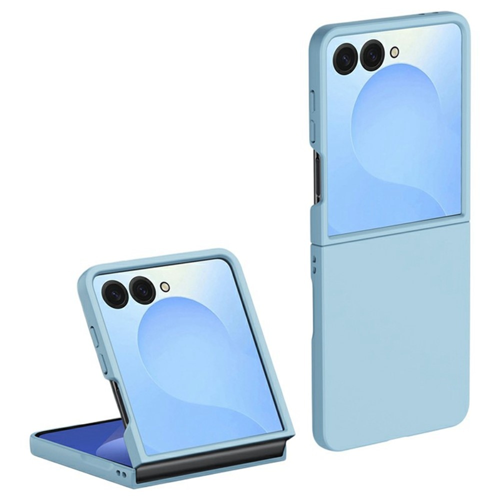 Cover dura gommata Samsung Galaxy Z Flip 7 Blu