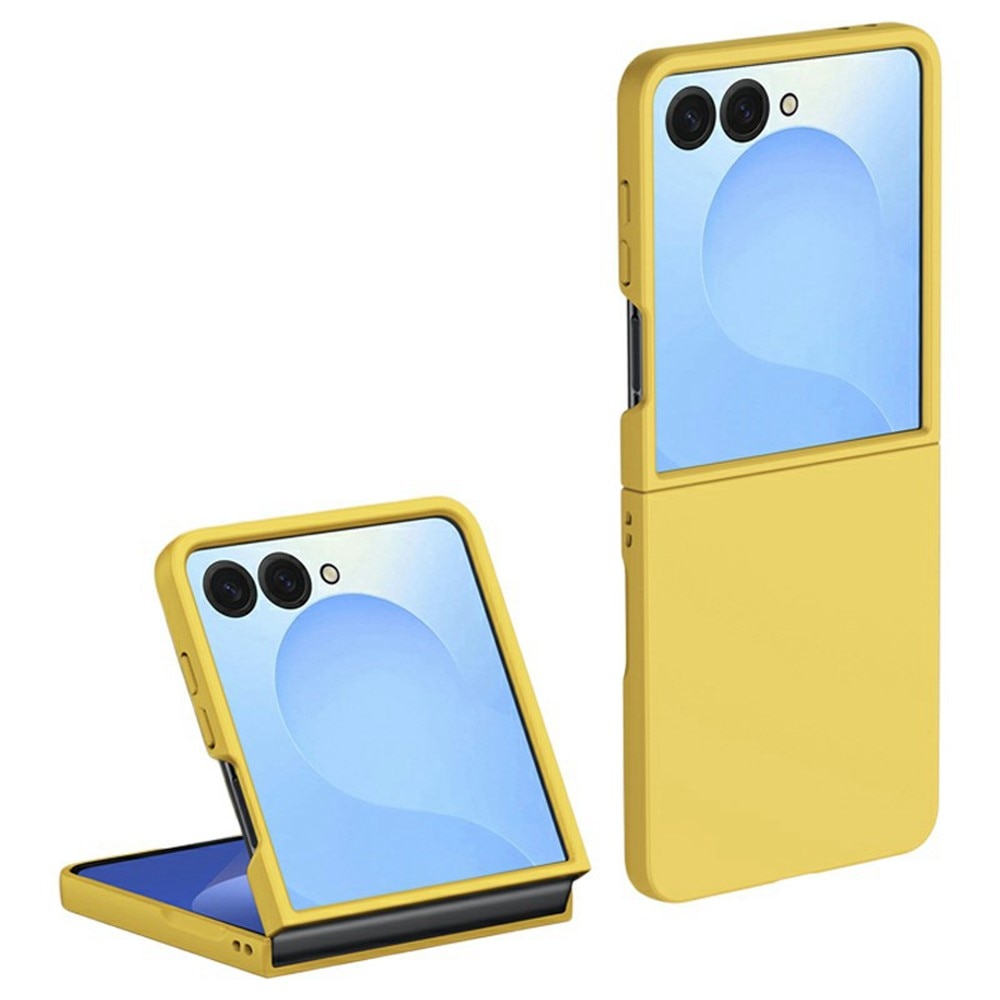 Cover dura gommata Samsung Galaxy Z Flip 7 Giallo