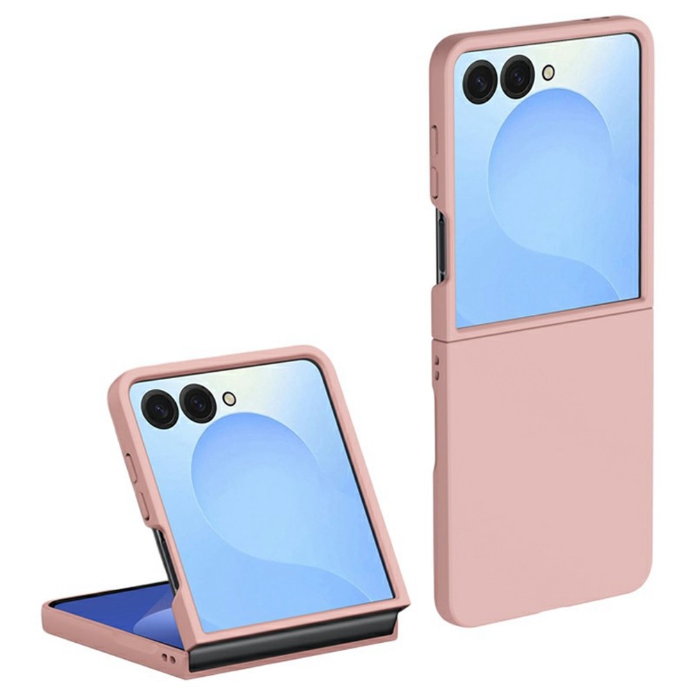 Cover dura gommata Samsung Galaxy Z Flip 7 Rosa