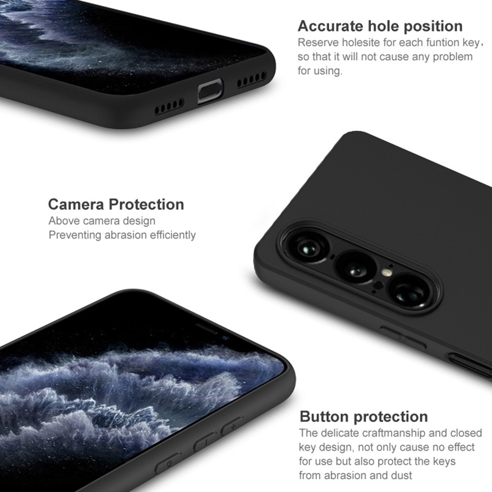 Cover Frosted TPU Sony Xperia 1 VII Black