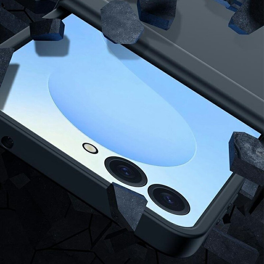 Cover dura gommata Hinge Protection Samsung Galaxy Z Flip 7 Nero