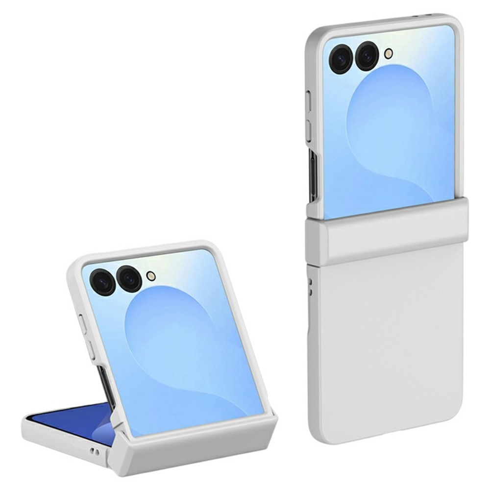 Cover dura gommata Hinge Protection Samsung Galaxy Z Flip 7 Bianco