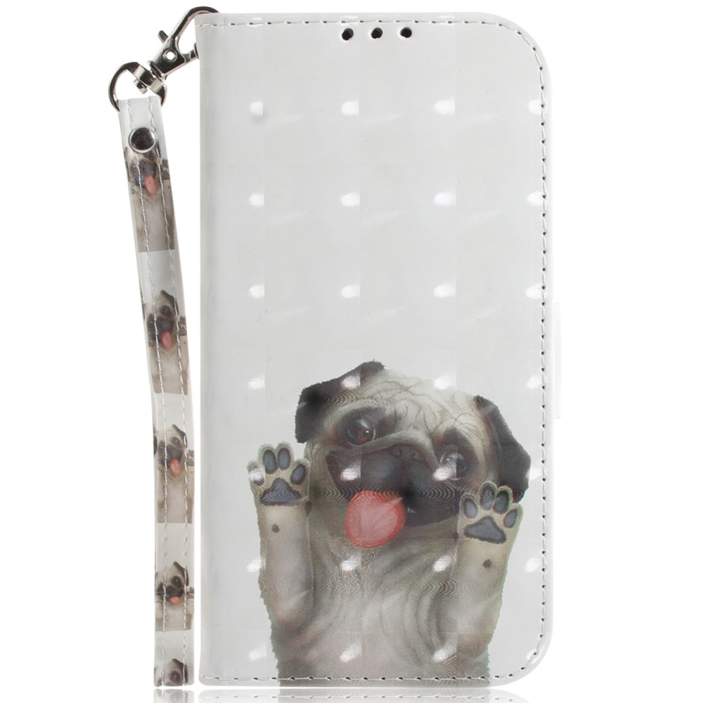 Cover portafoglio 3D Samsung Galaxy A14 cane