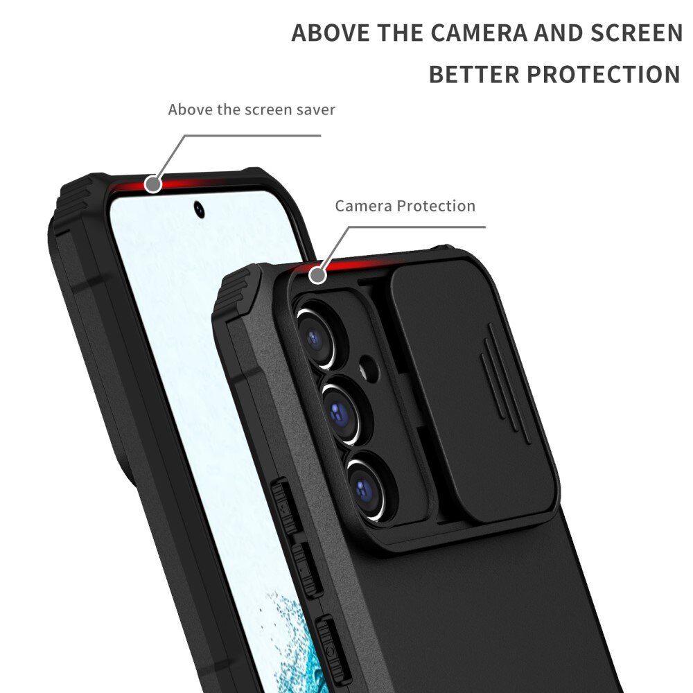 Cover Kickstand con Protezione fotocamera Samsung Galaxy A56 Nero