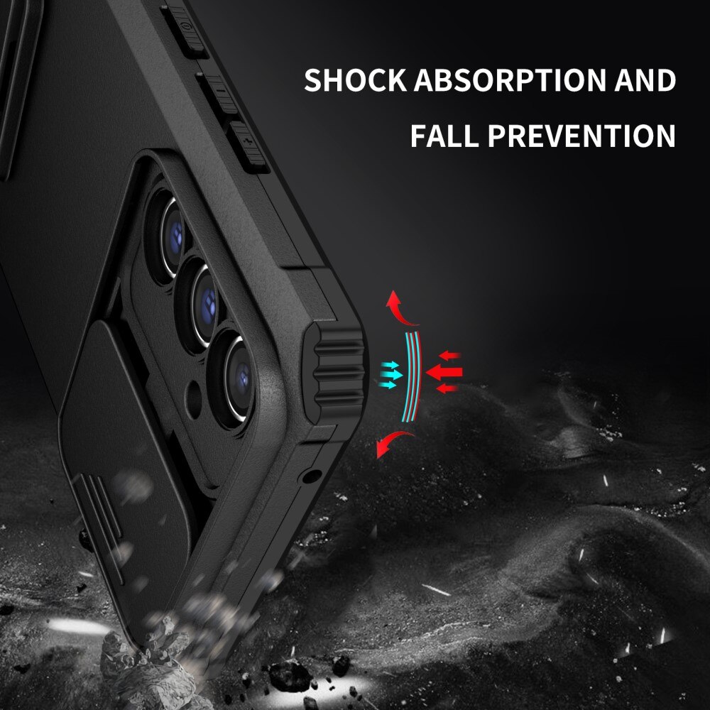 Cover Kickstand con Protezione fotocamera Samsung Galaxy A56 Nero