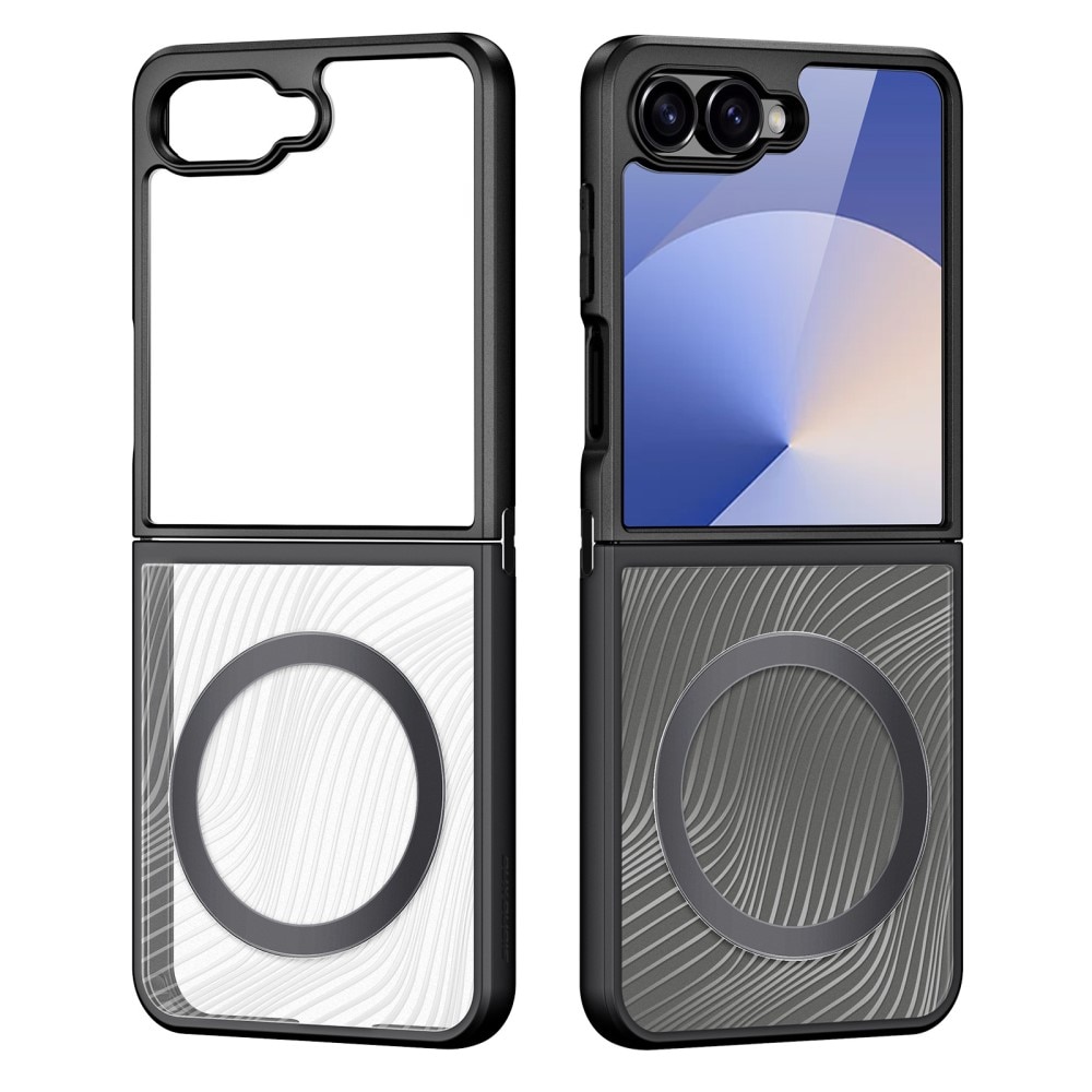 Cover Ibrido Aimo Samsung Galaxy Z Flip 7, nero
