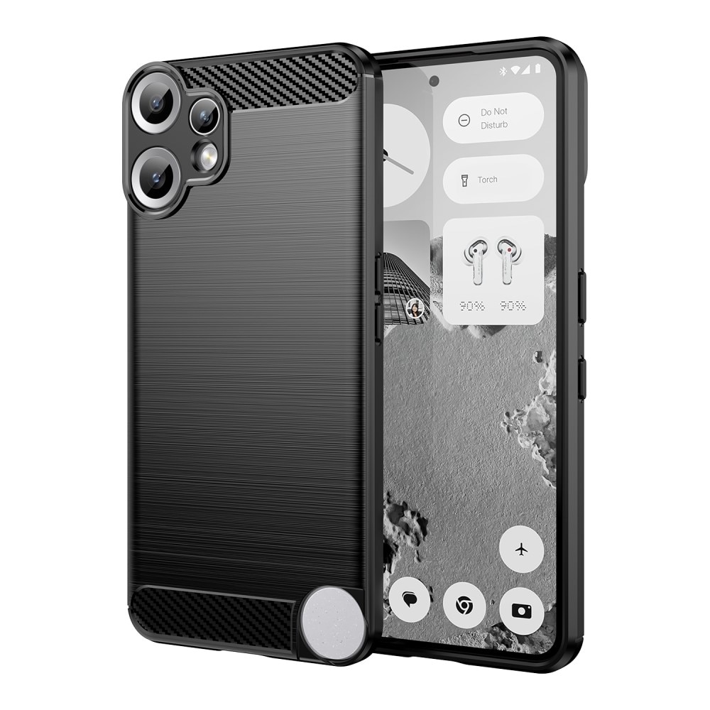 Cover TPU Brushed Nothing CMF Phone 2 Pro Nero