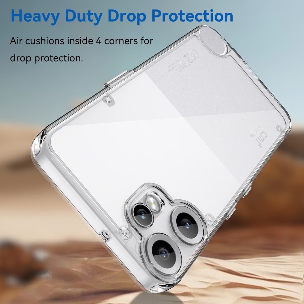 Cover ibride per Nothing CMF Phone 2 Pro Trasparente