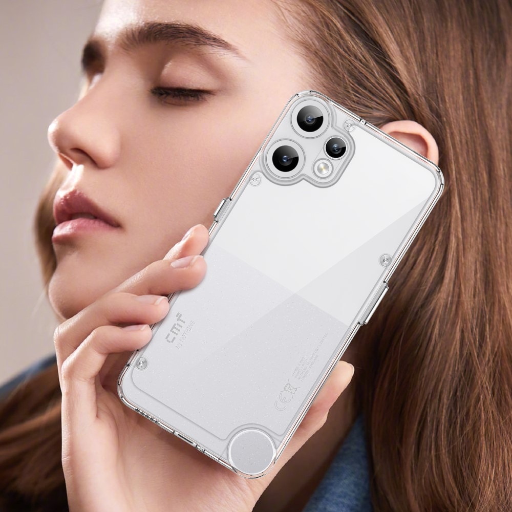 Cover ibride per Nothing CMF Phone 2 Pro Trasparente