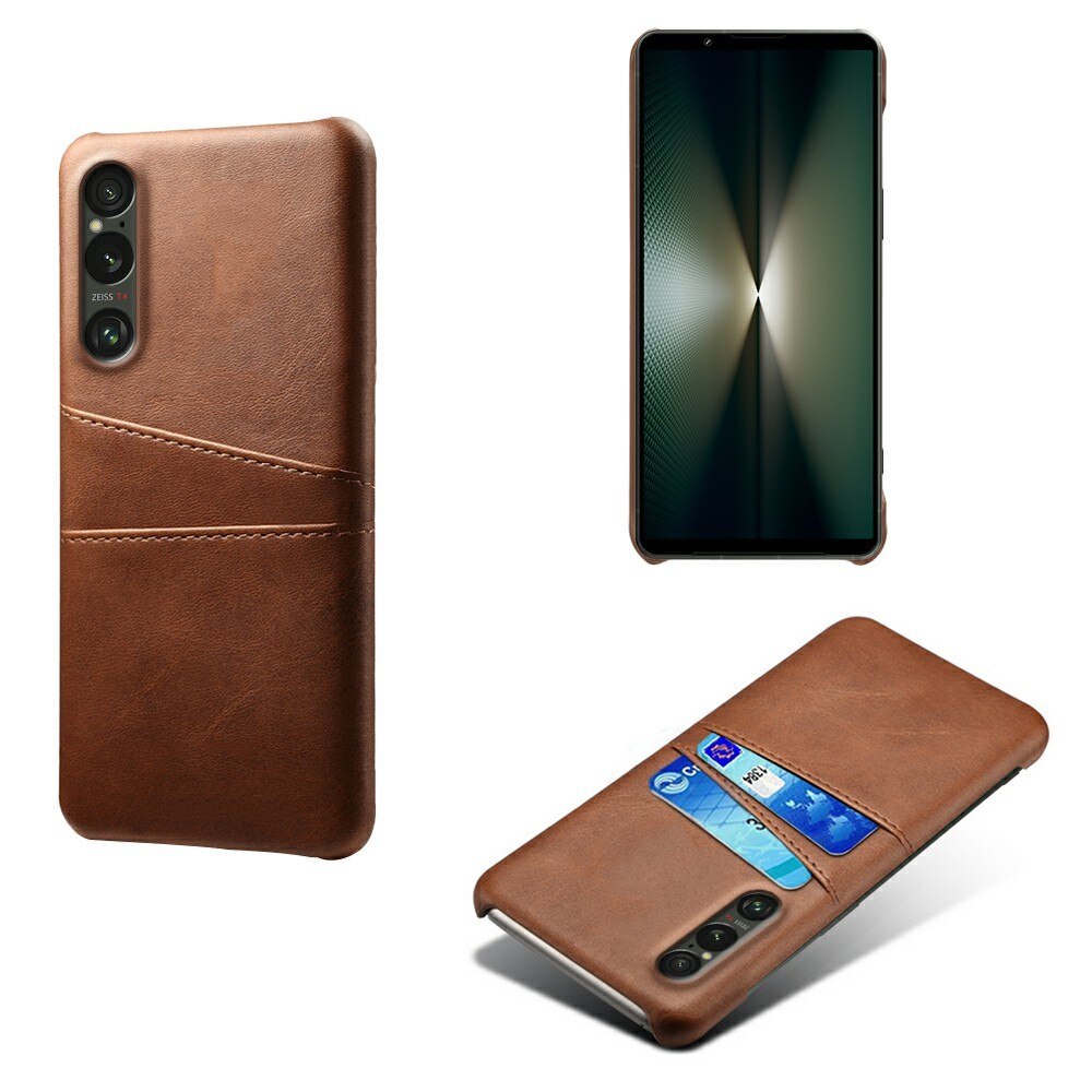 Cover Card Slots Sony Xperia 1 VII Marrone