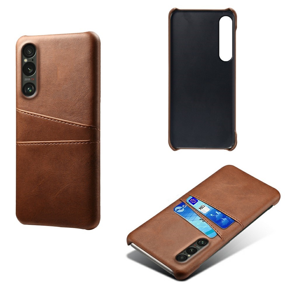 Cover Card Slots Sony Xperia 1 VII Marrone