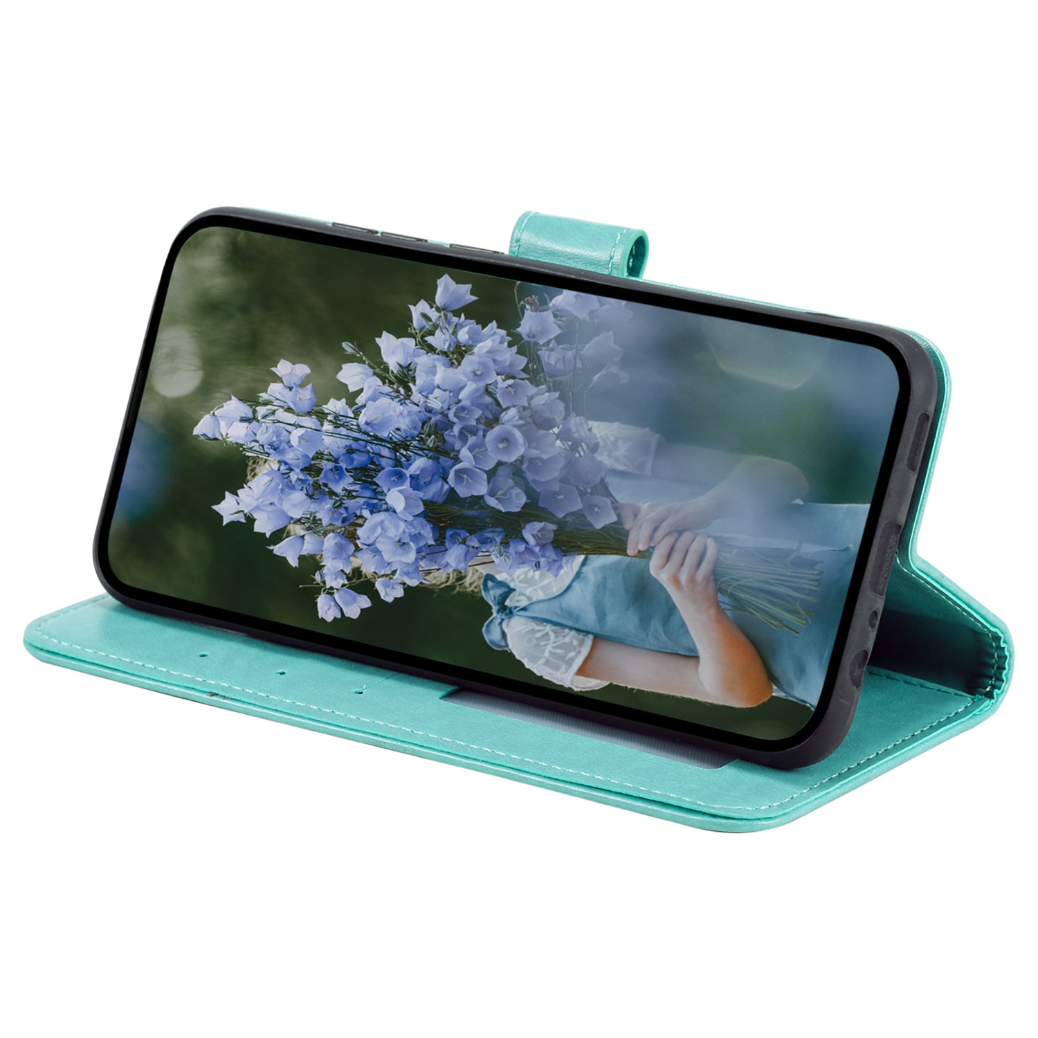 Custodia in pelle Mandala Samsung Galaxy A26 Verde