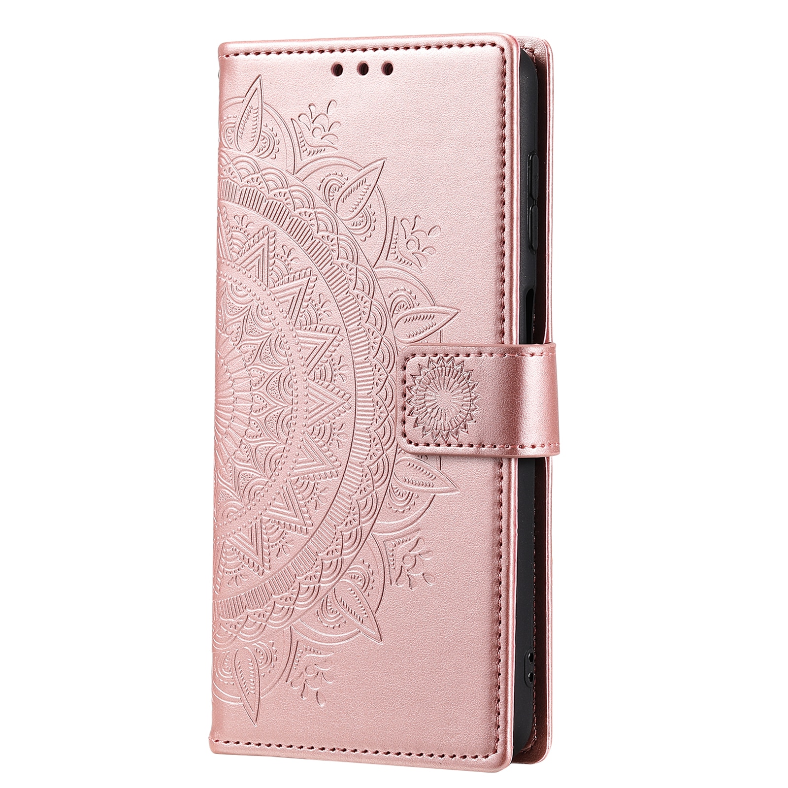 Custodia in pelle Mandala Samsung Galaxy A17 Oro rosa