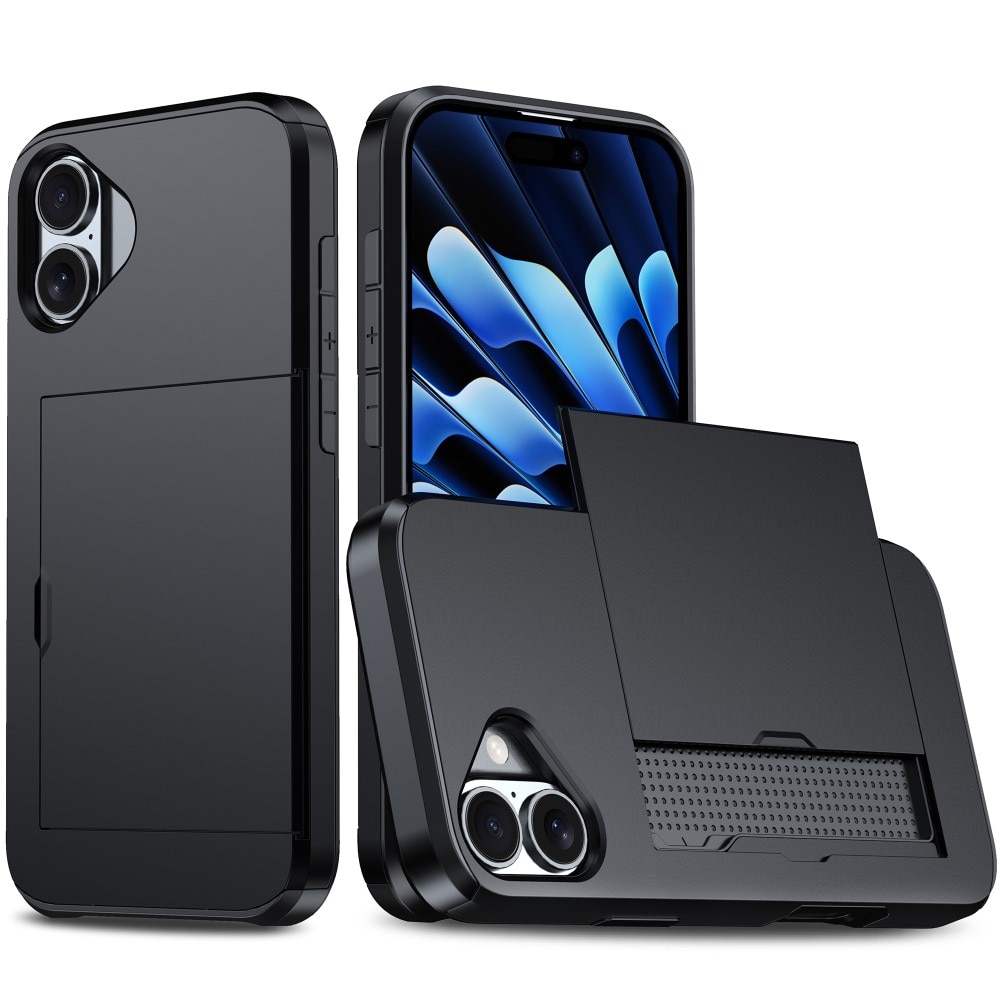 Cover portacarte iPhone 17 Nero