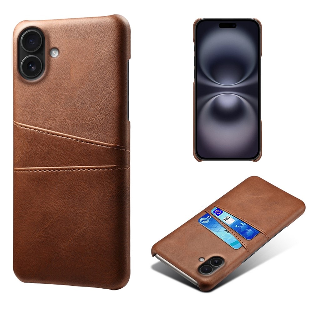 Cover Card Slots iPhone 17 Marrone