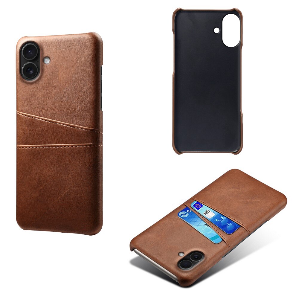 Cover Card Slots iPhone 17 Marrone