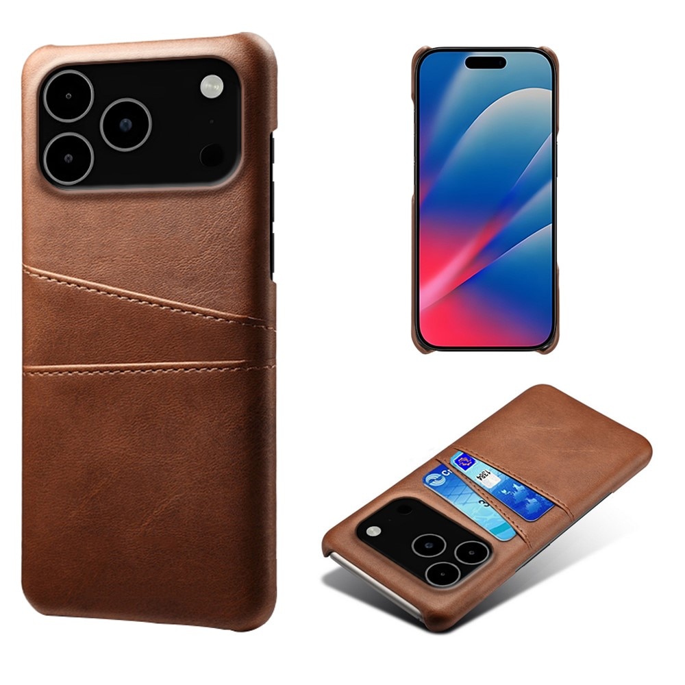 Cover Card Slots iPhone 17 Pro Max Marrone
