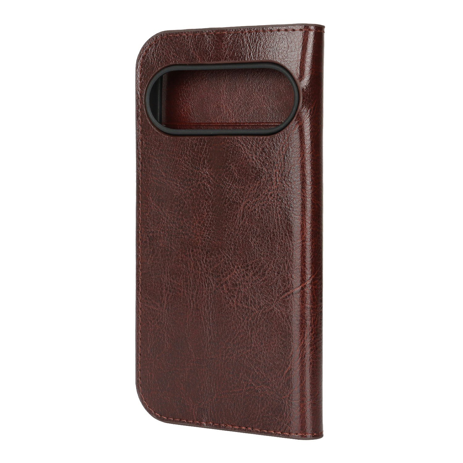 Cover Portafoglio in vera pelle Google Pixel 10 Marrone scuro