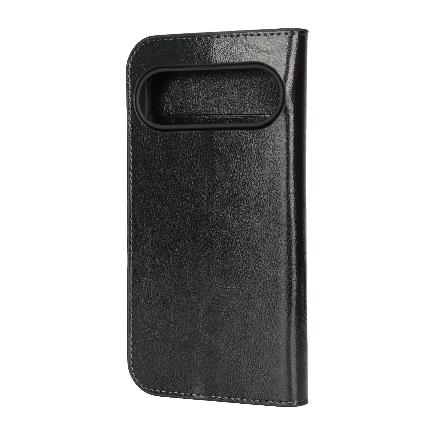 Cover Portafoglio in vera pelle Google Pixel 10 Pro XL Nero