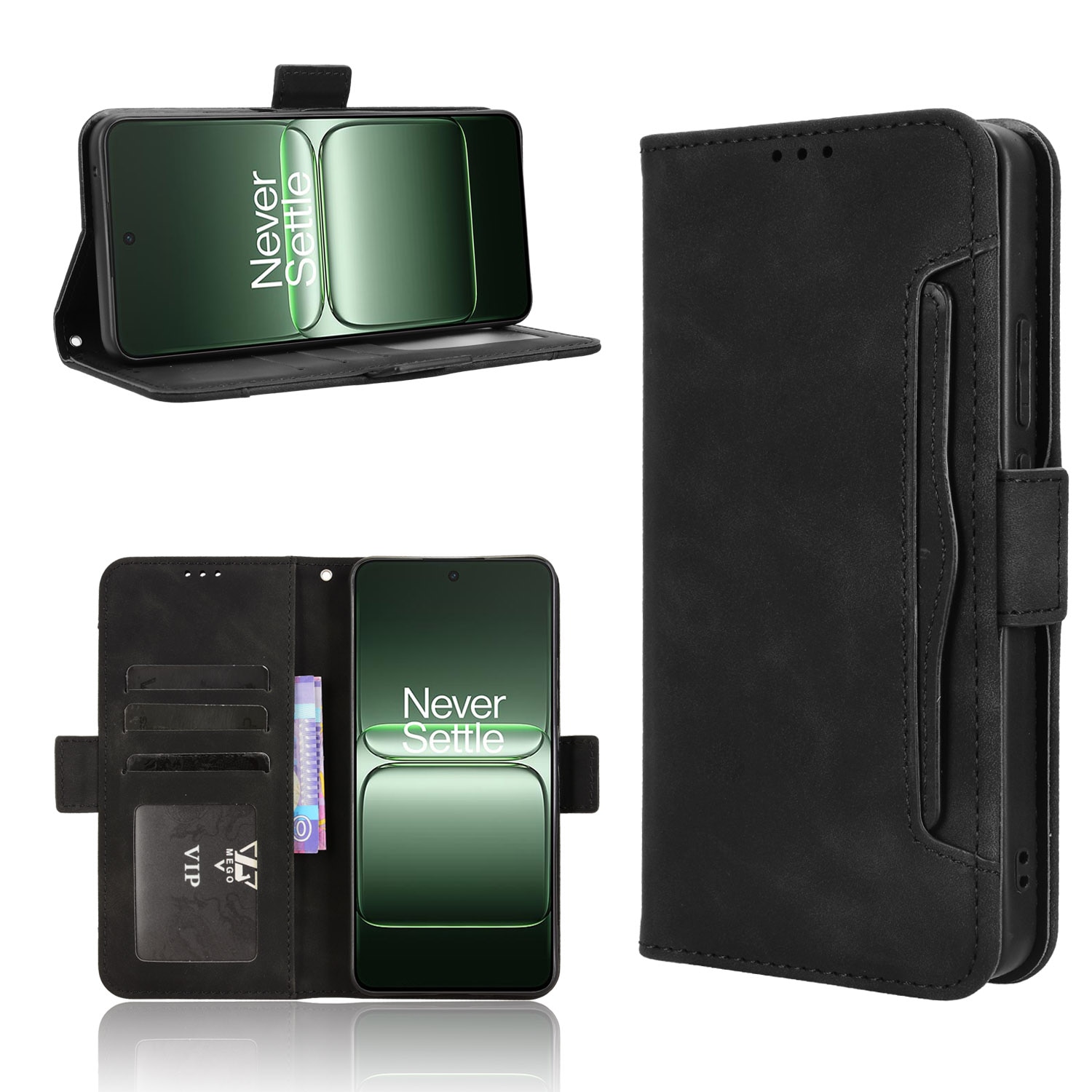 Cover portafoglio Multi  OnePlus Nord CE5 nero